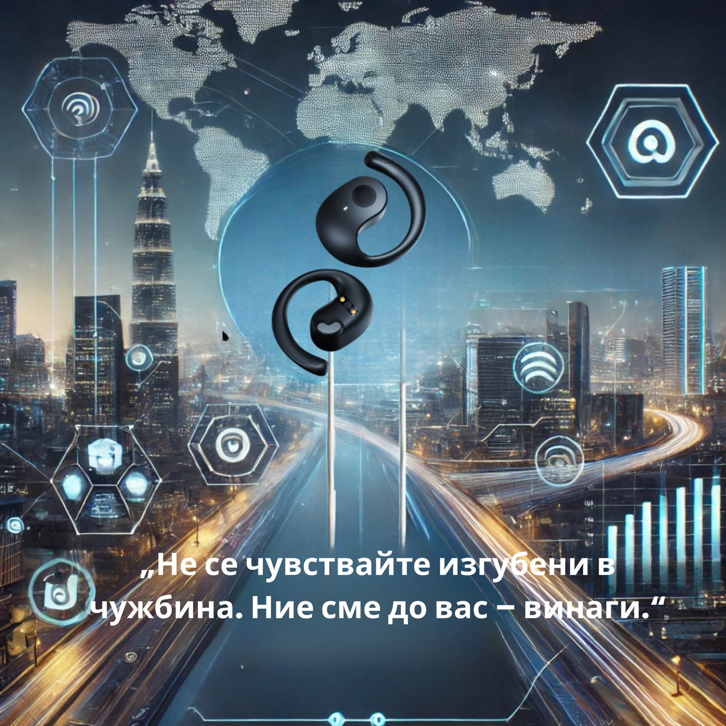 Мигновен превод на 114 езика – Смарт слушалки EchoLink