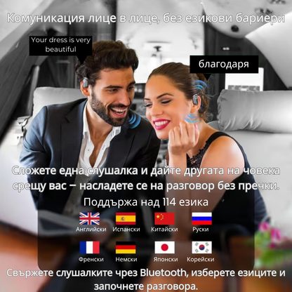 Мигновен превод на 114 езика – Смарт слушалки EchoLink